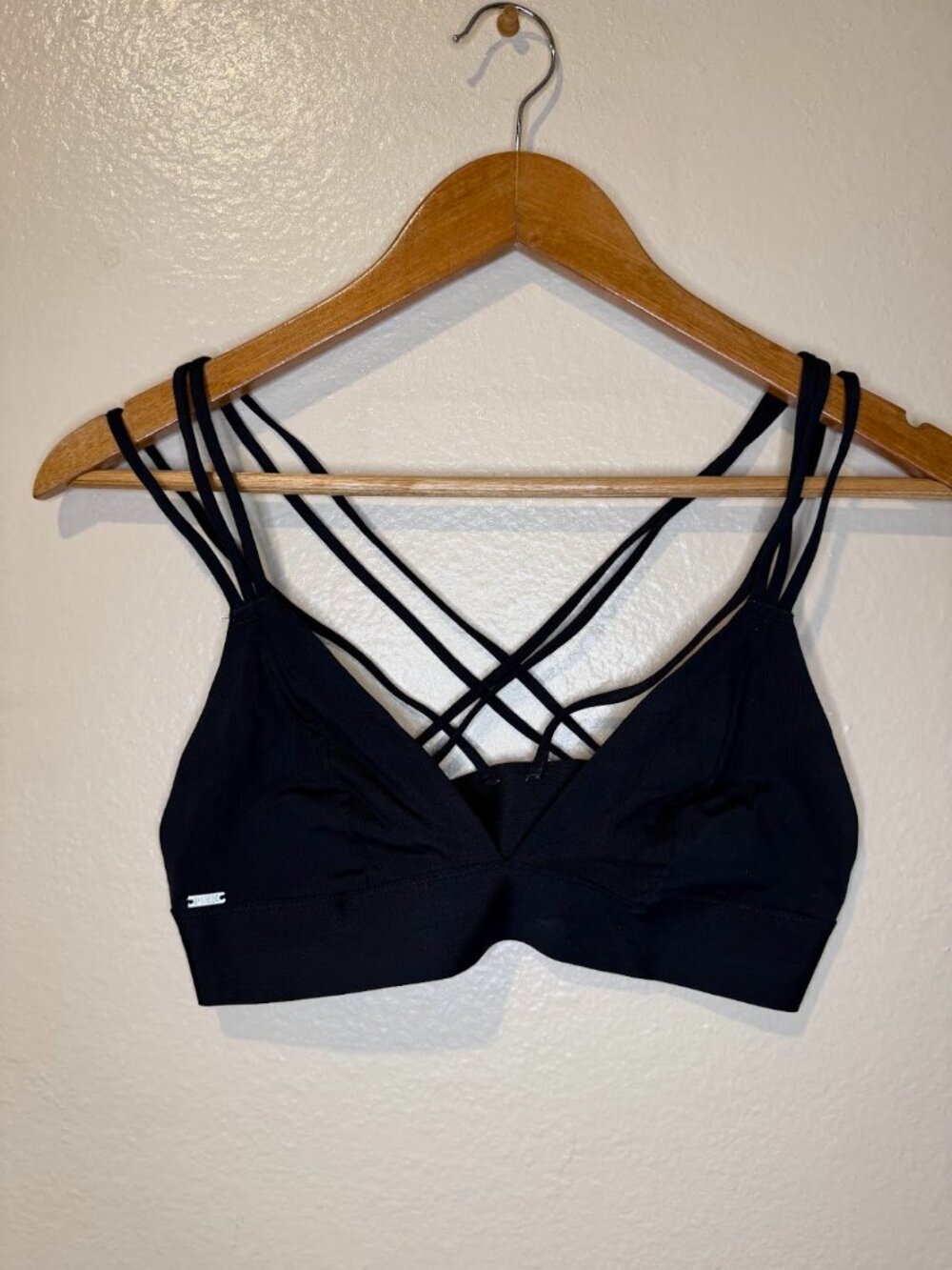 Victoria’s Secret PINK Black Strappy Bralette
